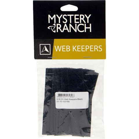 Mystery Ranch Web Keepers - Black [10 Pack]